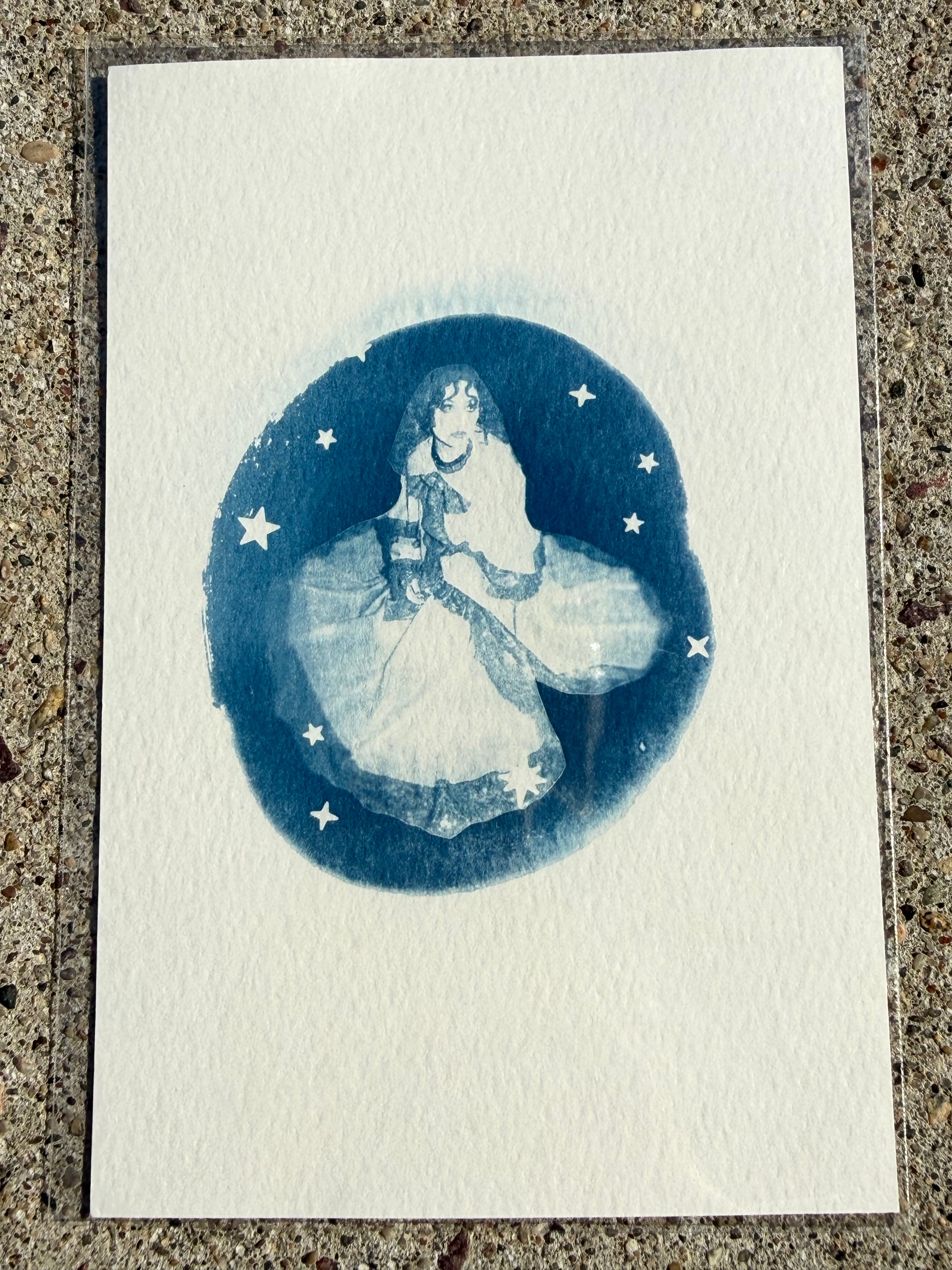 Chappell Roan Stars 4x6 Cyanotype