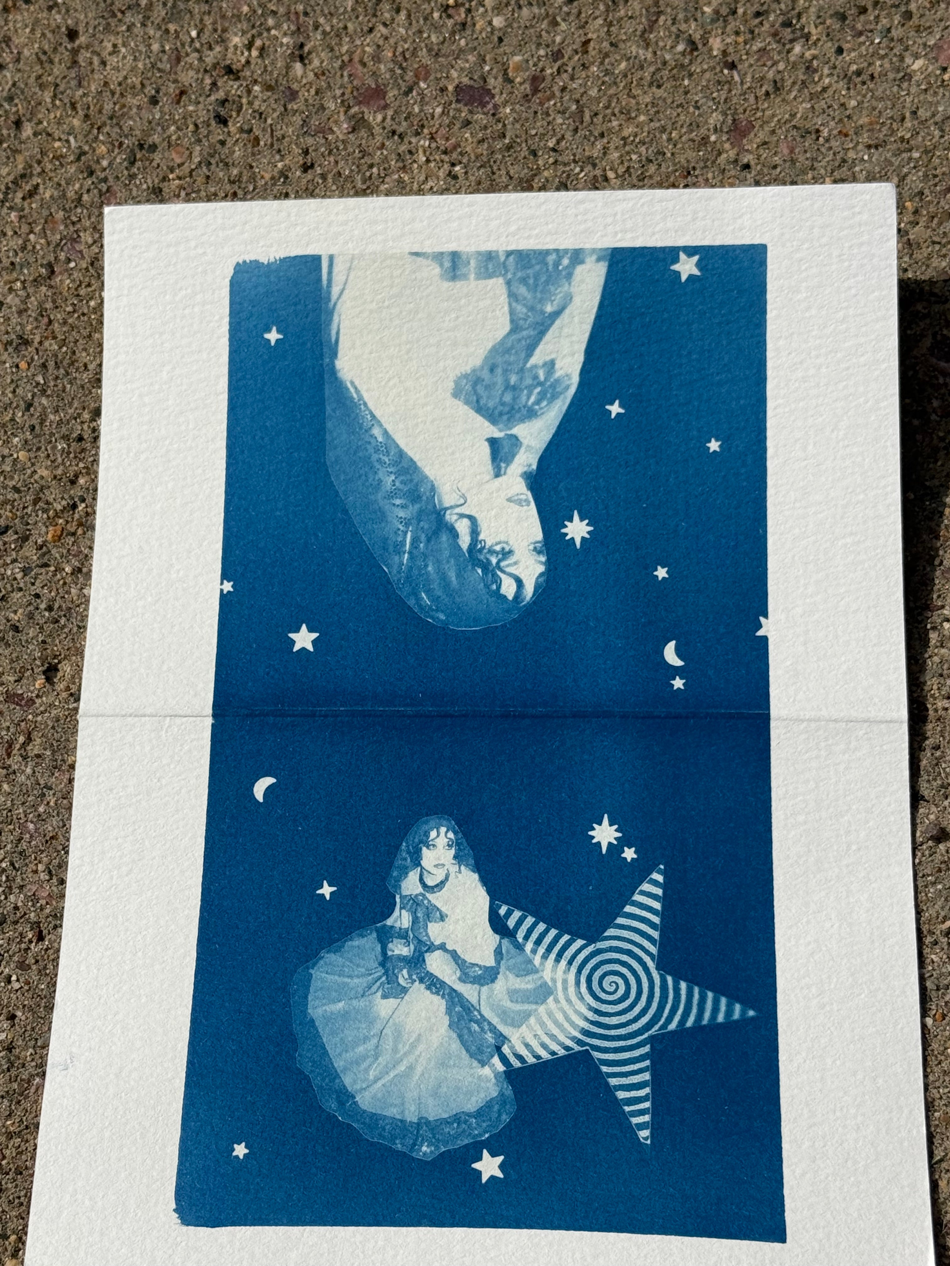 Chappell Roan Cyanotype Card
