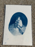 Chappell Roan 4x6 Cameo Cyanotype